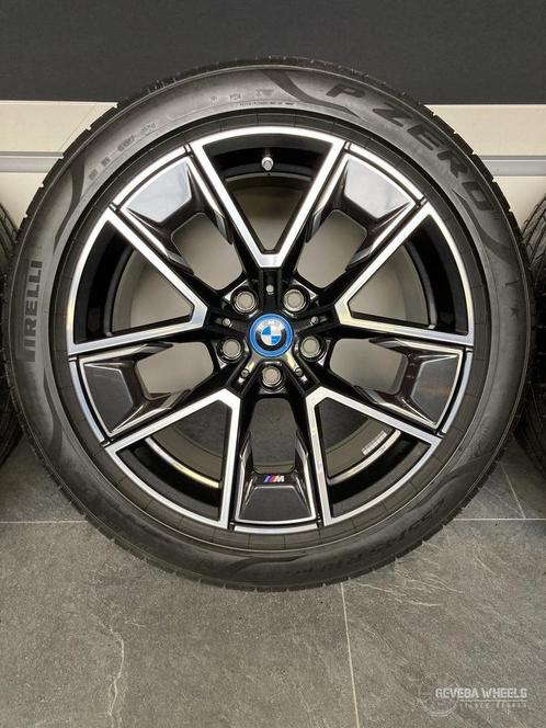 18” originele BMW I4 G26 velgen + banden breedset 858M 5x112, Auto-onderdelen, Banden en Velgen, Banden en Velgen, Zomerbanden