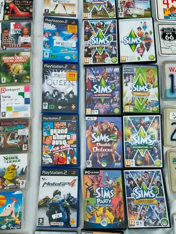 Pc enorme serie " the sims " , Playstation 2 spellen , ds 