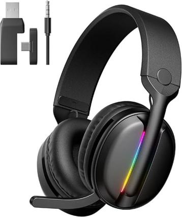 MANKIW | Draadloze gaming headset |  PS5 PS4 PC | Nieuw beschikbaar voor biedingen