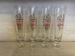 38/ Lot de 4 anciens verres flûtes La Sultane, Utilisé, Enlèvement ou Envoi, Verre à bière