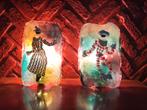 Alfredo Barbini(1912-2007) wandlampen harlekijnen Murano 60’, Ophalen