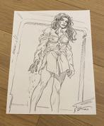 KAS - Halloween Blues - originele tekening - 25x32cm, Boeken, Stripverhalen, Ophalen of Verzenden, Nieuw