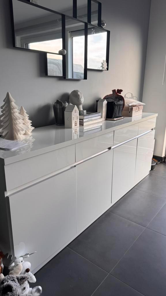 Mobilier complet blanc  - Bureau + Commode + Salon, Huis en Inrichting, Complete inboedels, Ophalen