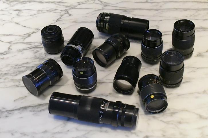 Lens met m42 schroefdraad 12 stuks, Verzamelen, Foto-apparatuur en Filmapparatuur, Lens of Lenzen, 1960 tot 1980, Ophalen of Verzenden