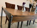 Eettafel met 8 lederen stoelen, Huis en Inrichting, Tafels | Eettafels, Ophalen