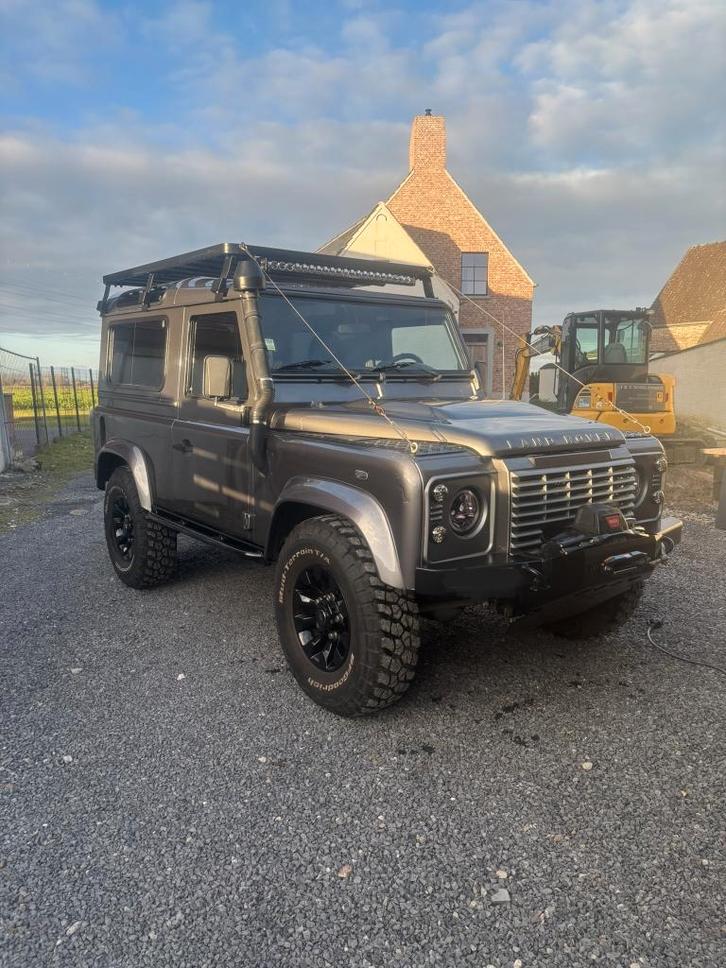 Land Rover Defender 90 - TD4 - Corris Grey, Autos, Land Rover, Particulier, 4x4, Air conditionné, Alarme, Radio, Sièges chauffants