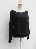 Mooie zwarte blouse Axiome T42, Kleding | Dames, Axiome, Maat 42/44 (L), Ophalen of Verzenden, Zo goed als nieuw