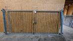 Dubbele ijzeren vleugelpoort 4m20b X 1900h, 200 cm ou plus, Portail battant, 150 à 200 cm, Enlèvement