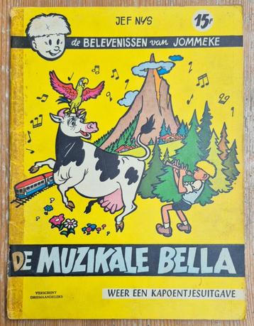 Jommeke 5 De muzikale Bella 1e druk 1960 Jef Nys beschikbaar voor biedingen