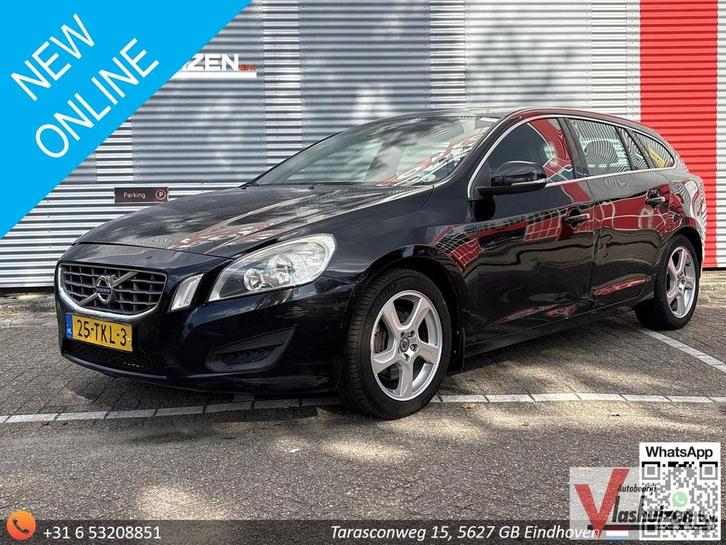 Volvo V60 2.4 D5 Momentum | Leder | Cruise | Climate | Navi, Auto's, Volvo, Bedrijf, V60, ABS, Airbags, Alarm, Bluetooth, Boordcomputer