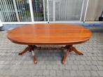 Franse verlengbare massieve houten eetkamer tafel, Huis en Inrichting, Ophalen, Gebruikt, 200 cm of meer, Vijf personen of meer
