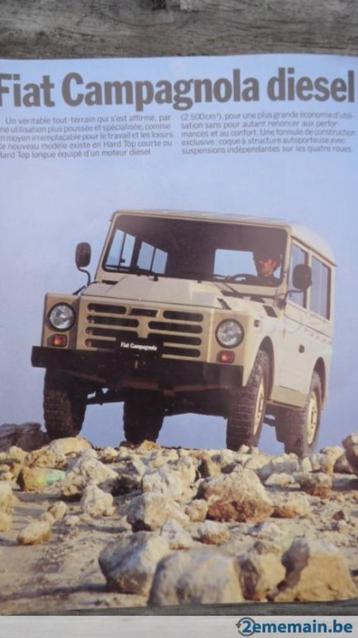 Fiat Campangnole 1987 2500D beschikbaar voor biedingen