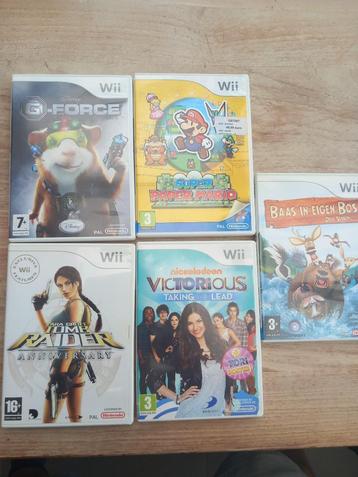 Nintendo Wii games uit te kiezen beschikbaar voor biedingen