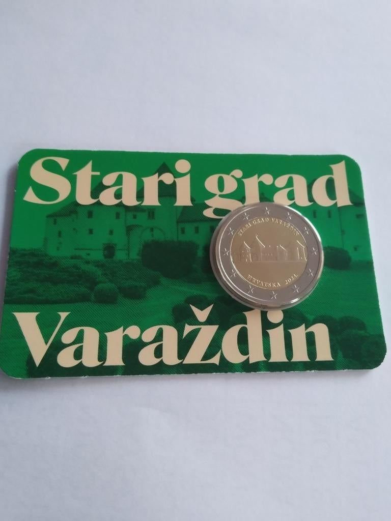 Coincard 2 euro Croatie 2024 varazdin, Enlèvement ou Envoi, 2 euros