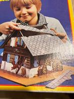 Vintage kinderpuzzel, Puzzle - huis, 28 stukjes bergboederij, 10 tot 50 stukjes, Geen idee, Ophalen of Verzenden, Zo goed als nieuw