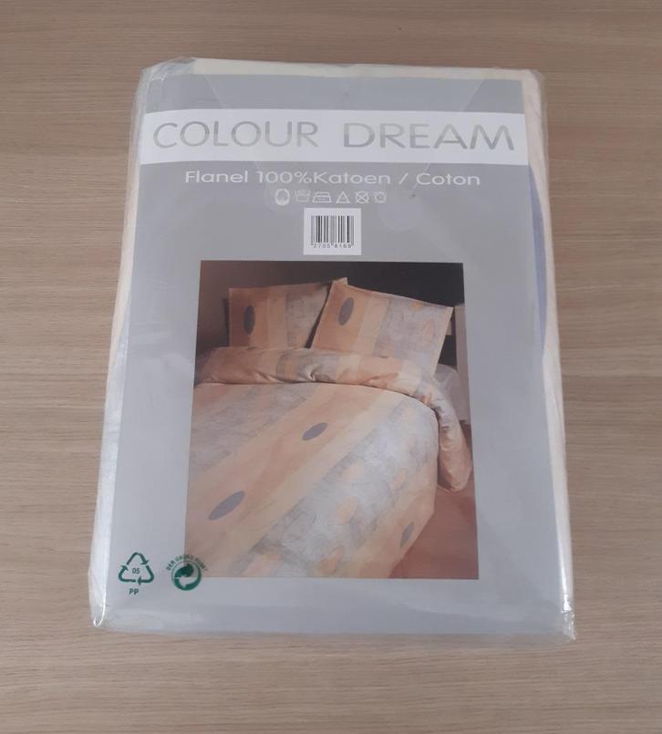 Nieuw! Dekbed overtrek flanel - 240x220cm met 2 kussenslopen, Huis en Inrichting, Slaapkamer | Beddengoed, Nieuw, Ophalen of Verzenden