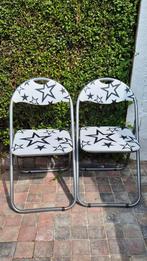 Chaises pliables, Maison & Meubles, Chaises, Comme neuf, Deux, Enlèvement, Métal