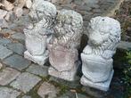 3 leeuwtjes… beton, Tuin en Terras, Tuinbeelden, Ophalen, Gebruikt, Beton