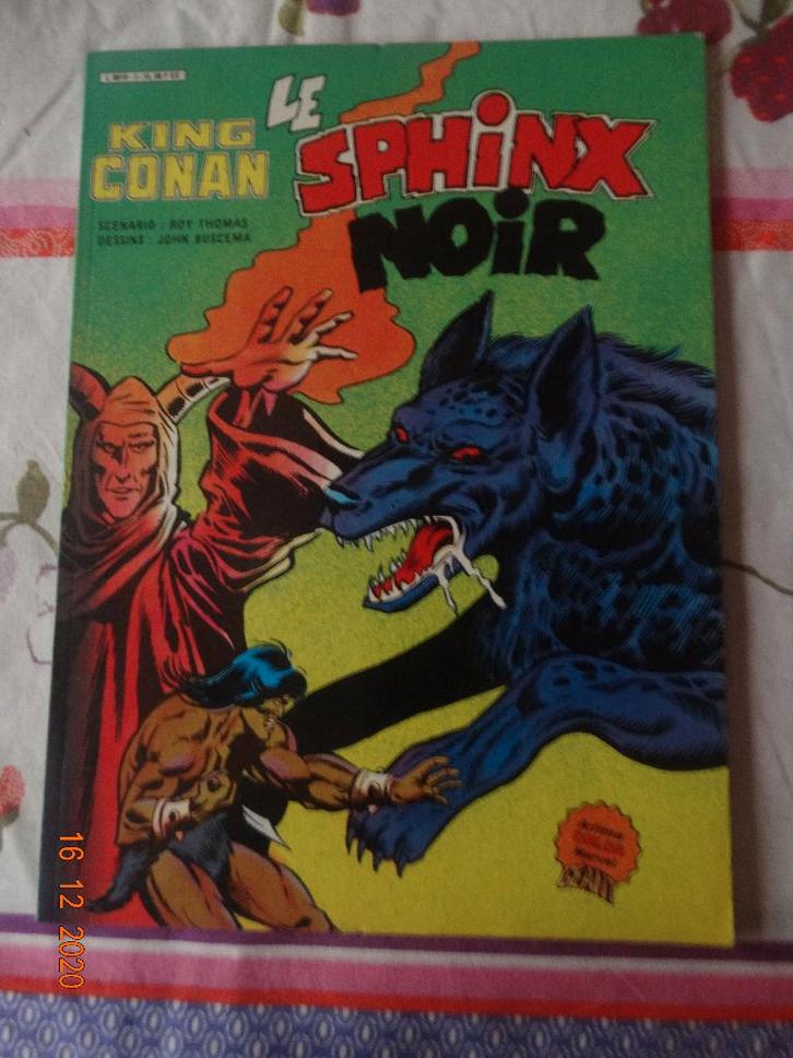 KING CONAN - T1 - Le Sphinx Noir - MARVEL - BUSCEMA - 1984, Livres, BD, Utilisé, Une BD, Enlèvement ou Envoi