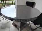 Table design avec 4 chaises, Quatre personnes, Design, Rond, Comme neuf