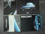 Brochures Ford Escort Scorpio Probe1990, Livres, Comme neuf, Enlèvement ou Envoi, Ford