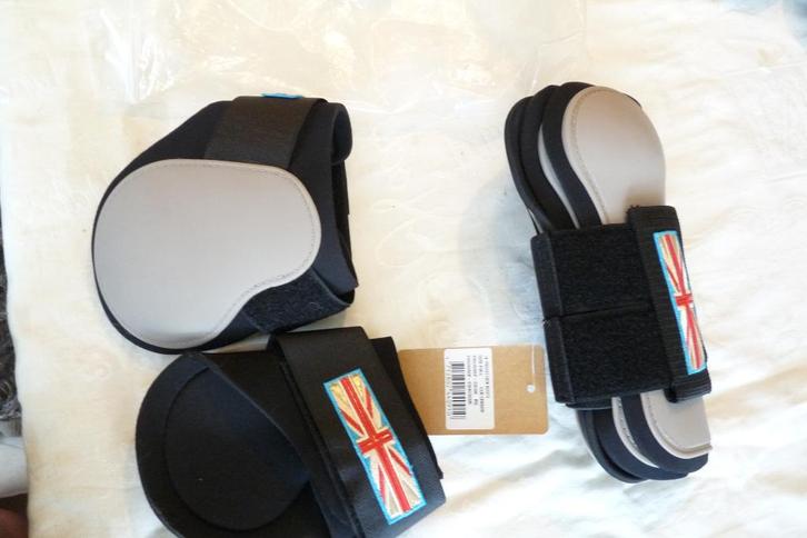 guêtres + protèges boulets neufs, Dieren en Toebehoren, Paarden en Pony's | Beschermers, Nieuw, Rijden, Ophalen of Verzenden