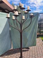 Grote smeed ijzeren kandelaar, Ophalen, Zo goed als nieuw, Kandelaar