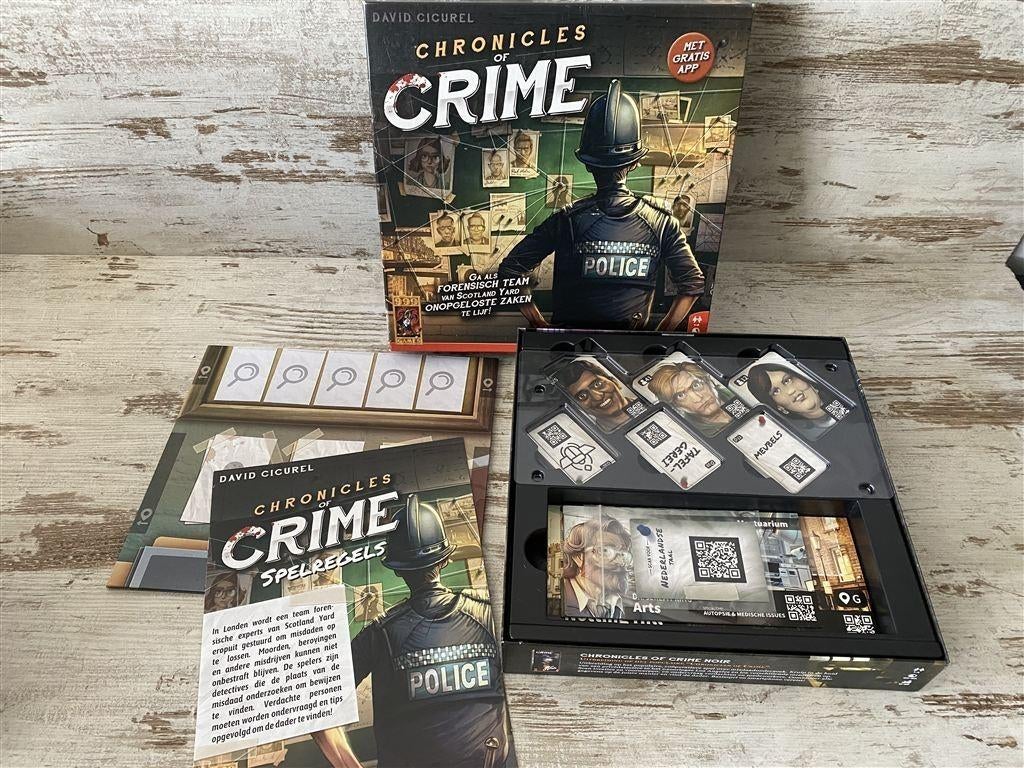 Chronicles of crime 999 games bordspel [s721], Hobby en Vrije tijd, Gezelschapsspellen | Bordspellen, Zo goed als nieuw, Verzenden