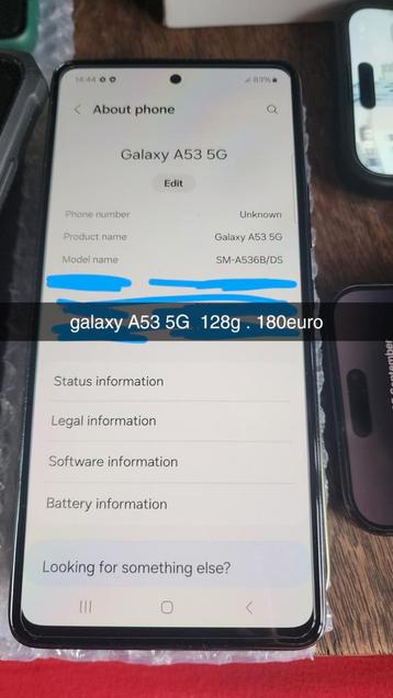 galaxy A53 5G 128gb  beschikbaar voor biedingen