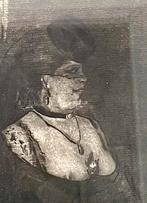 Felicien Rops - Oude gravure - La Pierreuse - 1908, Antiek en Kunst, Kunst | Etsen en Gravures, Ophalen of Verzenden