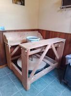Mooi houten pottendraaierswiel, Hobby en Vrije tijd, Pottenbakken, Ophalen, Gebruikt