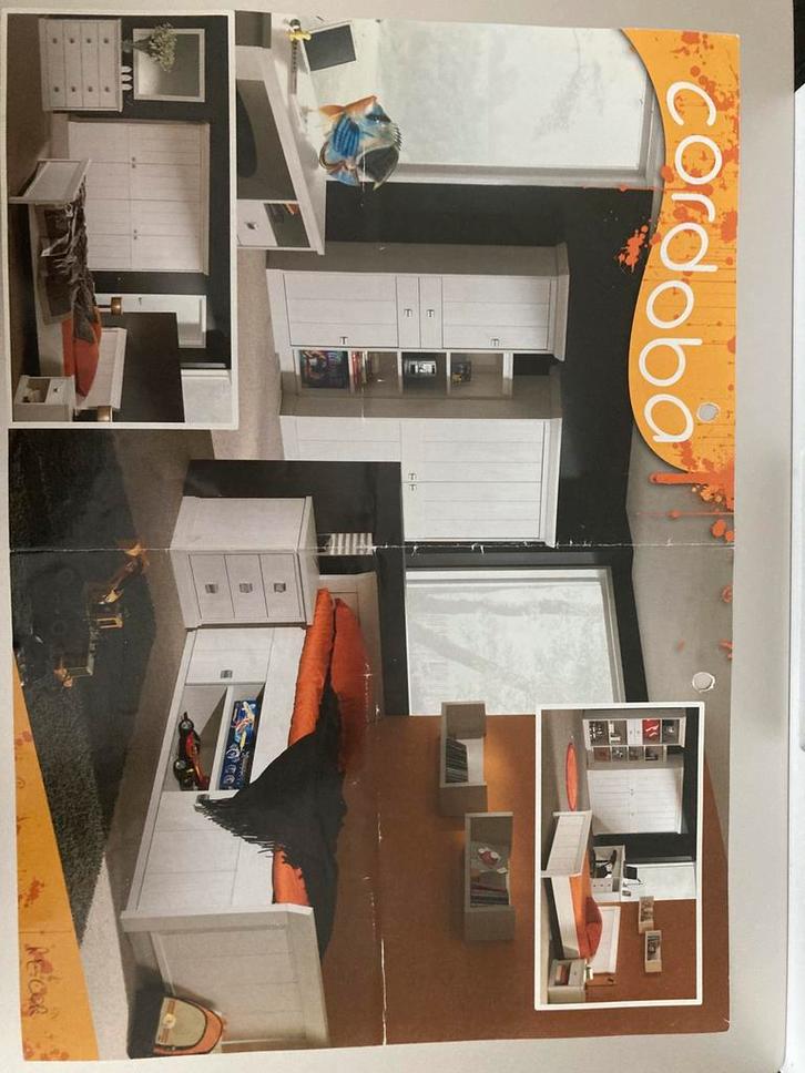 Kinderkamer wit beukenpatroon, Kinderen en Baby's, Kinderkamer | Complete kinderkamers, Gebruikt, Jongetje of Meisje, Ophalen
