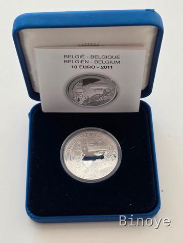 Belgique – 10 euros argent 2011 – Auguste Piccard – Proof  beschikbaar voor biedingen