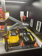 Auto garage diorama met model auto’s, Hobby en Vrije tijd, Ophalen, Zo goed als nieuw