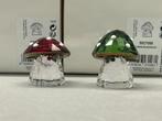 Swarovski Holiday Cheers Rode & Groene Paddenstoel (Set), Verzamelen, Ophalen of Verzenden, Nieuw, Figuurtje