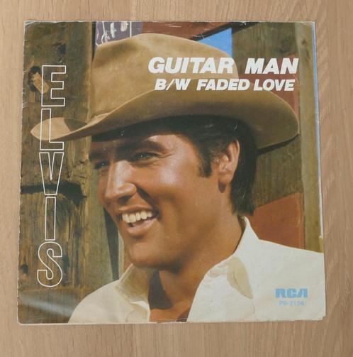 7"  Elvis Presley ‎– Guitar Man, Cd's en Dvd's, Vinyl Singles, Gebruikt, Single, Rock en Metal, 7 inch, Ophalen of Verzenden