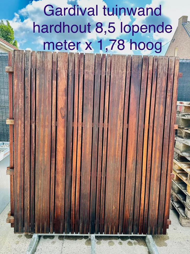 Tuinpanelen, Tuin en Terras, Schuttingen, Gebruikt, Ophalen