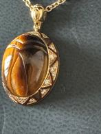 Kerting 18kt geel goud met diamanten, Handtassen en Accessoires, Geel, Ophalen of Verzenden, Zo goed als nieuw, Met edelsteen