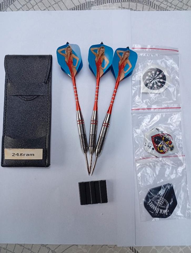 setje darst pijlen 24 gram, Sport en Fitness, Darts, Nieuw, Pijlen, Soft tip, Ophalen