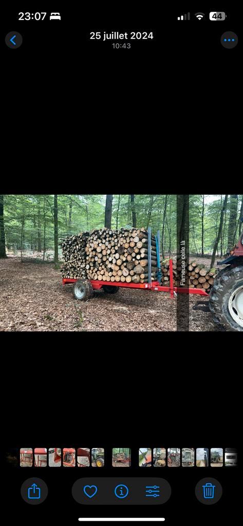 Remorque a bois, Articles professionnels, Agriculture | Tracteurs, Enlèvement