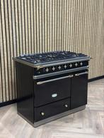 Luxe Lacanche Fornuis Zwart Gas + Messing + Warmhoudkast, Elektronische apparatuur, Fornuizen, Ophalen of Verzenden, Grill, Elektrisch