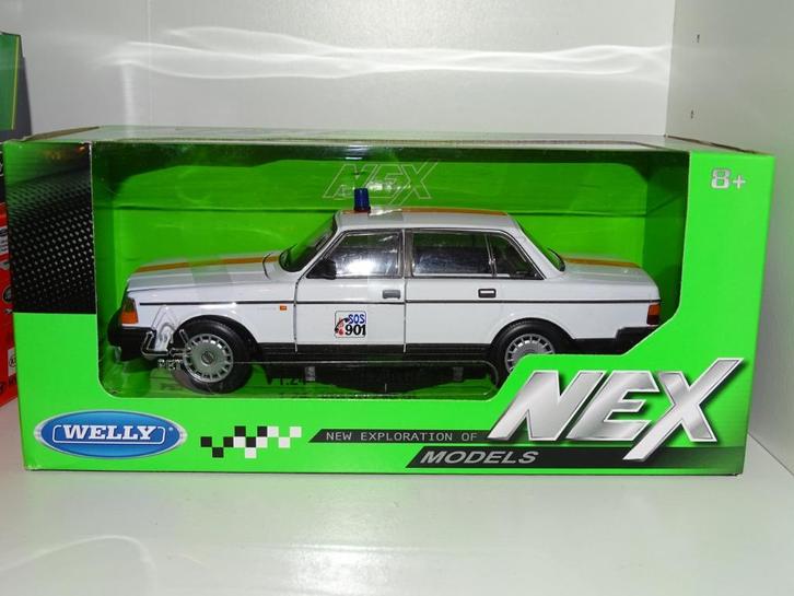 1/24 volvo 240 gendarmerie rijkswacht police politie welly, Hobby en Vrije tijd, Modelauto's | 1:24, Nieuw, Auto, Welly, Ophalen of Verzenden