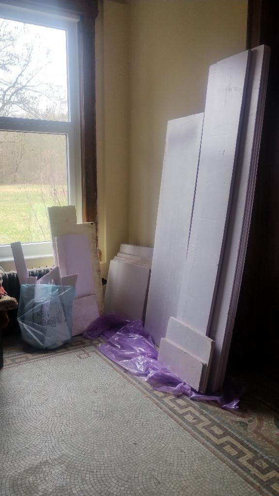 Lot de panneaux XPS JACKODUR 60x3cm : 9m2.  Fin de travaux, Bricolage & Construction, Plaques & Panneaux, Utilisé, Autres matériaux