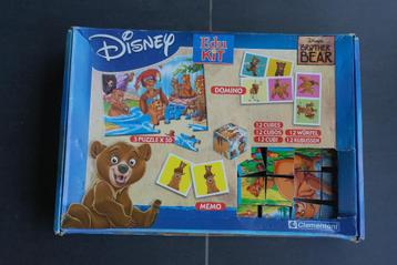 puzzle, mémo domino 3 en 1 frère ours, Enlèvement ou Envoi, Utilisé, Puzzles