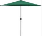 Parasol stokparasol 270cm groen Nieuw, Neuf, 2 à 3 mètres, Parasol sur pied, Enlèvement