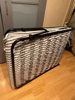 Logeerbed / eenpersoonsbed, Huis en Inrichting, Slaapkamer | Bedden, Ophalen, Gebruikt, Eenpersoons, Zwart