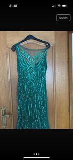Groene gala kleed, Kleding | Dames, Ophalen, Zo goed als nieuw, Maat 42/44 (L)