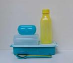 Tupperware « Lunchbox Set » Bouteille + Boite - Bleu - Promo, Maison & Meubles, Cuisine| Tupperware, Enlèvement ou Envoi, Neuf