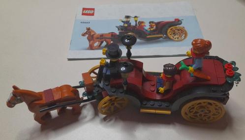 lego Winterse koetstocht, Kinderen en Baby's, Speelgoed | Duplo en Lego, Zo goed als nieuw, Lego, Complete set, Ophalen of Verzenden