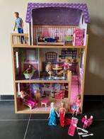 KidKraft poppenhuis + accessoires, Kinderen en Baby's, Ophalen, Zo goed als nieuw, Poppenhuis